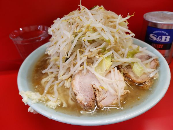 「大（ニンニク少しヤサイカラメ）￥６５０」@ラーメン二郎 三田本店の写真
