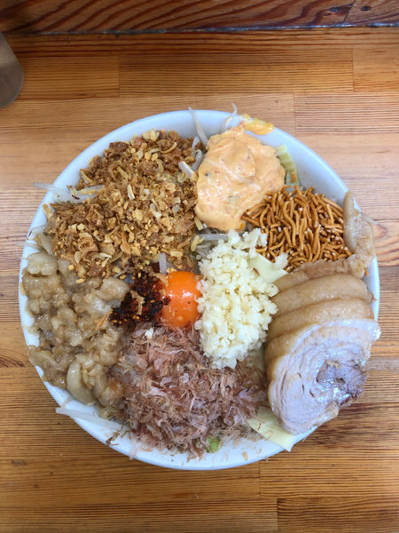 「まぜそば」@ハイマウントの写真