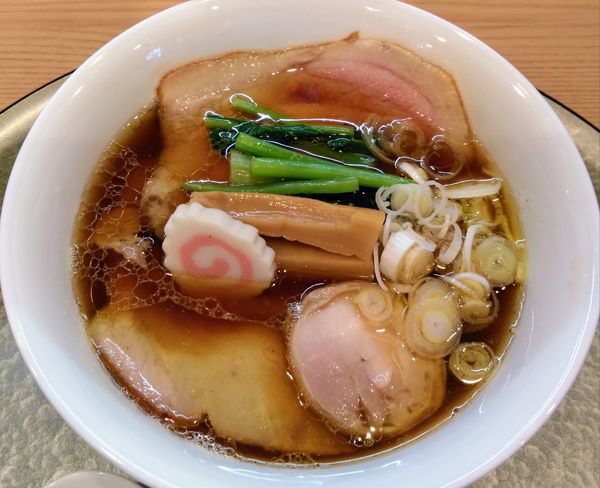 「深緑黒出汁￥1100＋もろみポーク￥200×2＝￥1500」@中華そば 深緑の写真