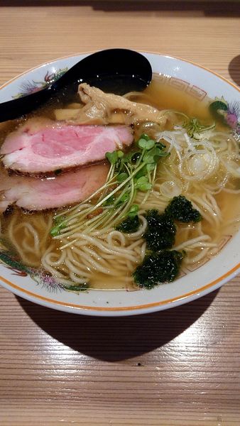 「アラ炊き志那そば(白醤油)Bセット」@幸屋きよまる 総本店の写真