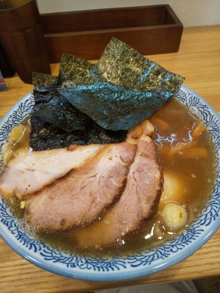 「特製中華そば1130円おみやげ豚ばらナンコツ(冷蔵)300円」@中華そば専門 とんちぼの写真