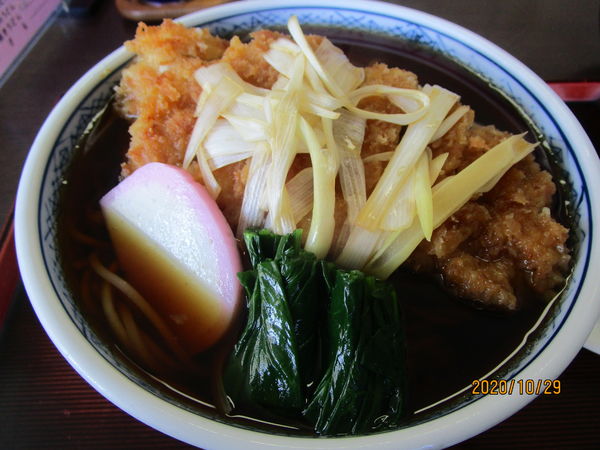 「カツ蕎麦 950円」@そば清の写真