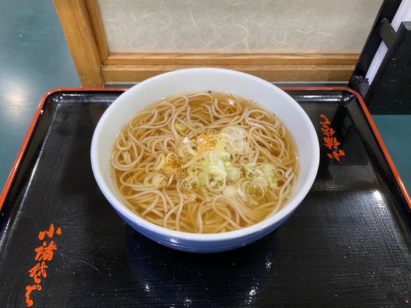 「かけそば(うどん出汁) 320円」@小諸そば 六本木店の写真