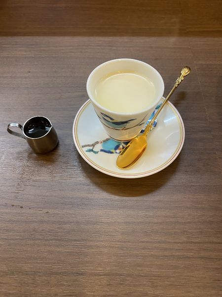 「パンナコッタ　辛つけ麺大盛り　味玉」@つけめん さなだの写真