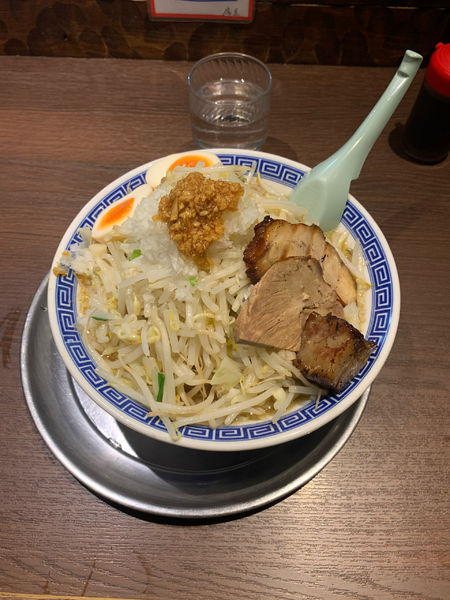 「特製角ふじラーメン　大盛り　ニンニク」@麺屋こうじの写真