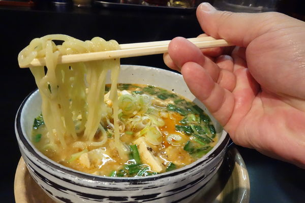 「【限定】あんかけマーボー麺」@つるおか家 本店の写真