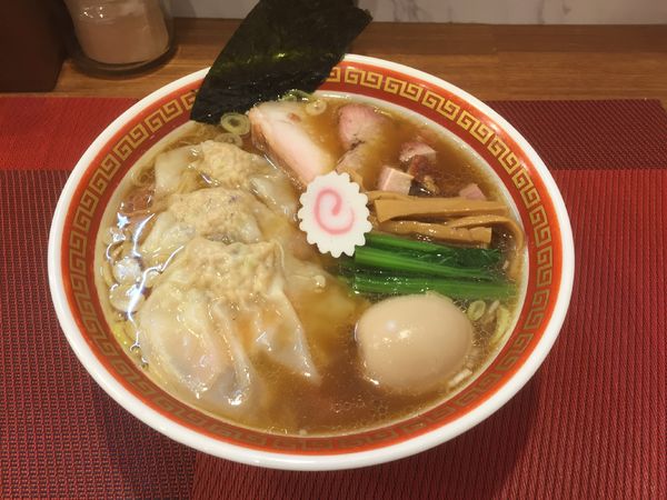 「ワンタン麺＋味玉チャーシュー」@麺創庵 砂田の写真