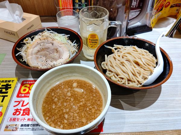 「ブタ二郎つけ麺(中盛・250g)840円→700円」@高崎青春ブタ二郎の写真