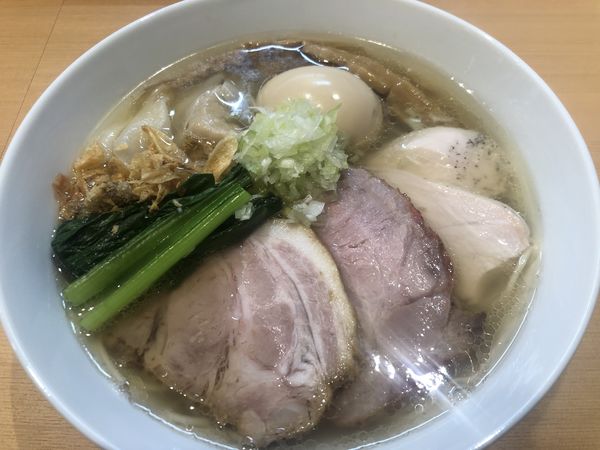 「特製らぁ麺・塩（1200円）」@らぁ麺 すぎ本の写真