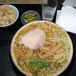 中華そば並　肉ご飯小