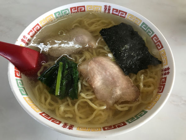 「塩ラーメン　700円」@かめたにラーメンの写真