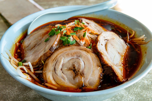 「台湾ラーメン チャーシュートッピング」@くるまやラーメン 一宮店の写真