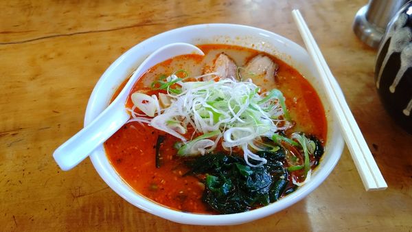 「中辛みそラーメン」@鬼がらし 仙台店の写真