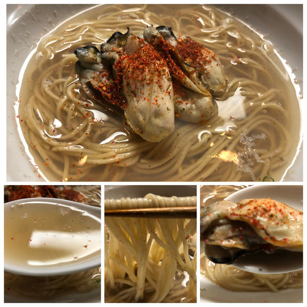 「牡蠣七味鯛そば 1050円」@柳麺 呉田-goden-の写真