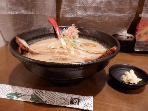 「マルゲン味噌　半麺」@マルゲンラーメンの写真