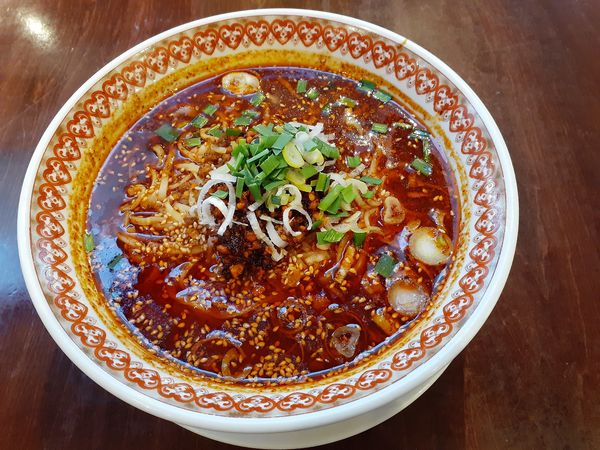 「大陸の味紅麻担々麺、大盛」@紅虎餃子房 青葉台東急スクエア店の写真