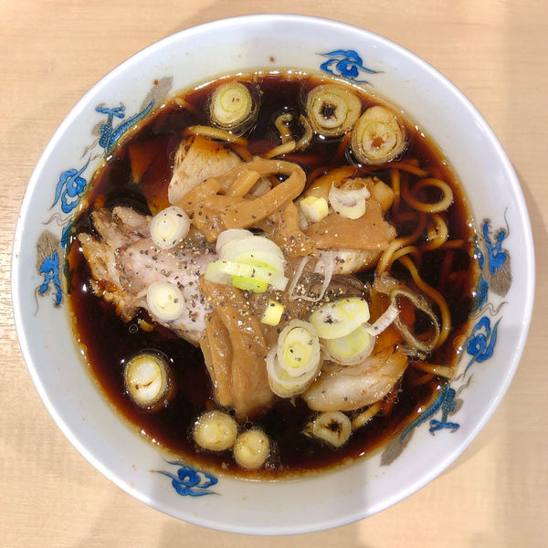 「中華そば並＋ライス1000円﻿」@西町大喜 とやマルシェ店の写真