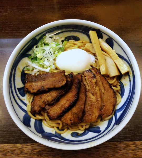 「油そば 肉盛り 1150円」@ナカムラ荘の写真