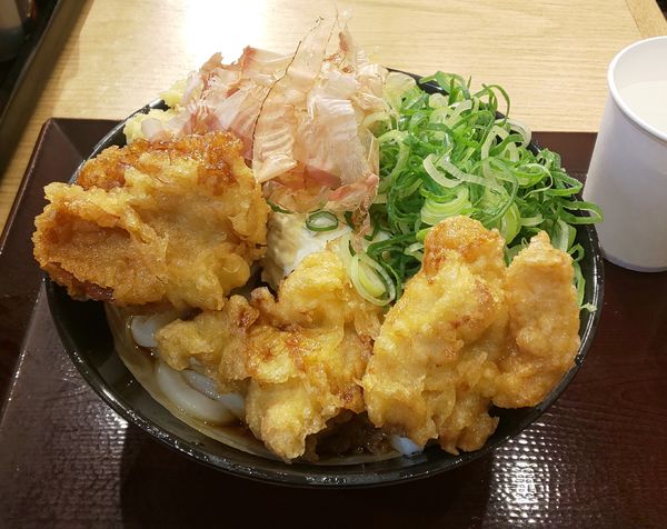 「タル鶏天ぶっかけ(並)」@丸亀製麺 アトレ秋葉原1の写真