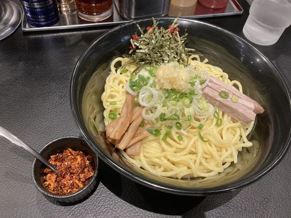 「油そば大盛¥780+油組スペシャル¥20」@東京油組総本店 大宮東組の写真