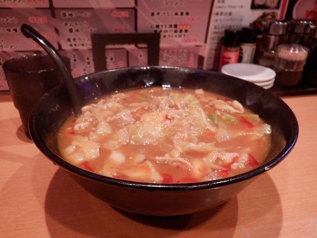 「豚バラ入りカレーラーメン」@麺飯食堂 龍の写真