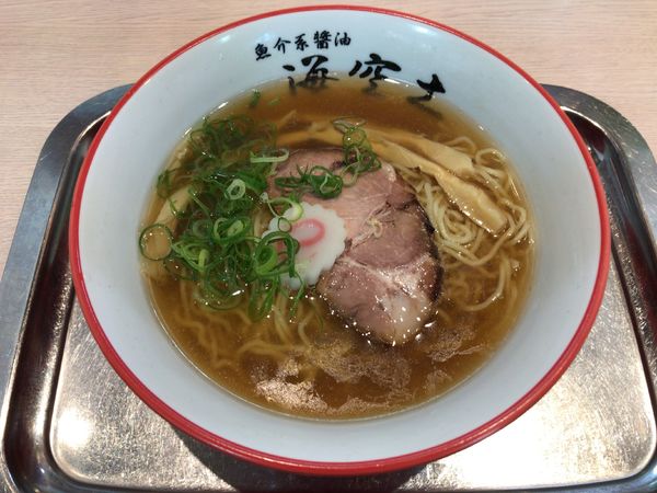 「らー麺」@魚介系醤油拉麺専科 海空土の写真