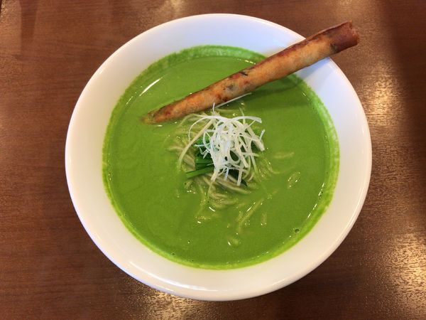 「小松菜クリーミーラーメン」@中華 ひろやの写真