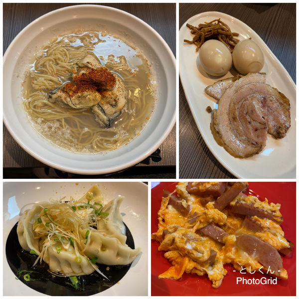 「牡蠣七味鯛そば」@柳麺 呉田-goden-の写真