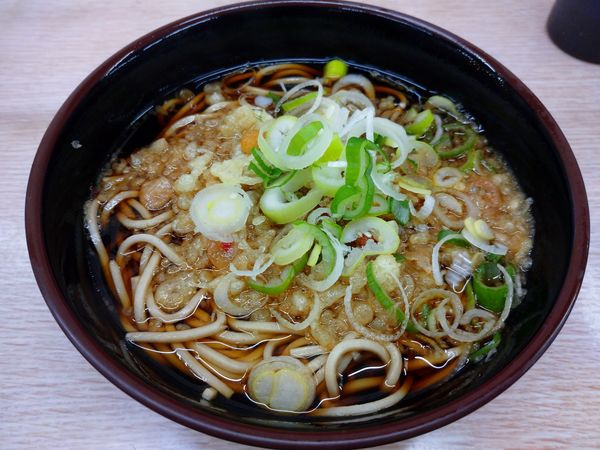 「たぬきそば（320円）」@信濃路 平和島店の写真
