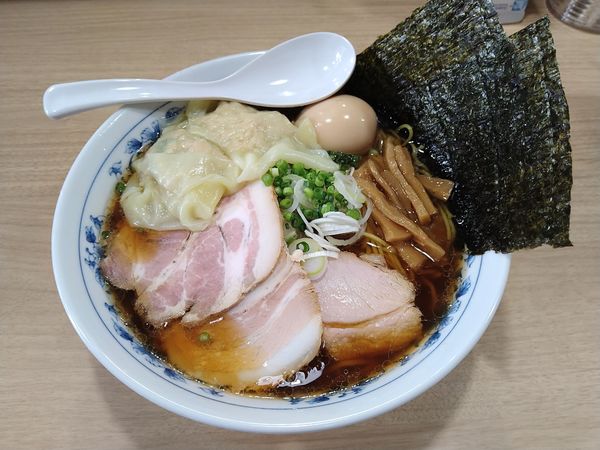「特製ラーメン1,200円+大盛100円」@覆めん 花木の写真