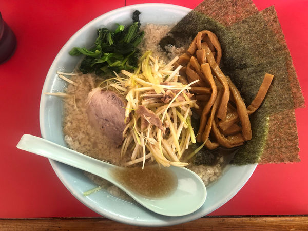 「ネギコテ＋メンマ」@ラーメンショップ つくば店の写真