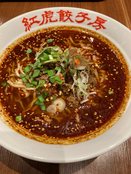 「紅麻辣タンタン麺（880円税別）」@紅虎餃子房 けやきウォーク前橋店の写真