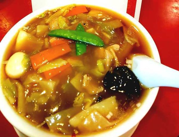 「五目スープそば 1,000円(税別)」@赤坂飯店 パレスサイドビル店の写真