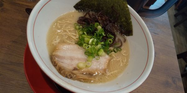 「鶏豚骨白」@鶏・豚骨らーめん 水沢の写真