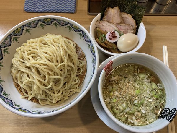 「特製粟國の塩つけそばA1180円」@中華そば 多賀野の写真