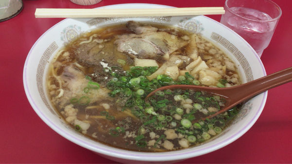 「中華そば大盛」@十八番 引野店の写真