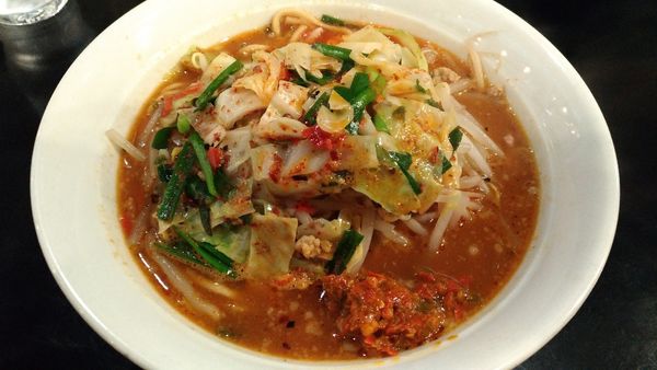 「極辛ラーメン野菜増し」@激辛拉麺 鷹の爪の写真