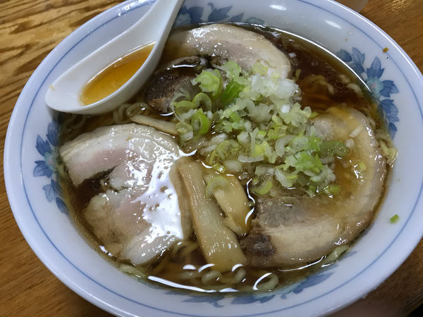 「チャーシューメン500円　大盛100円」@大衆食堂 山孝の写真