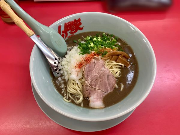 「鬼煮干しラーメン」@ラーメン山岡家 東金店の写真