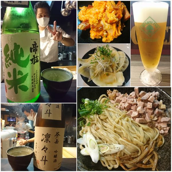 「鴨油とエシレバターの油そば￥1050＋チャーシュー￥200」@柳麺 呉田-goden-の写真