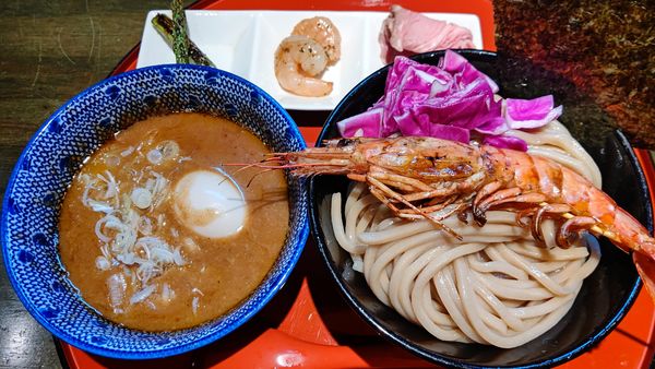「海老つけ麺　９００円」@麺屋 食べいろの写真