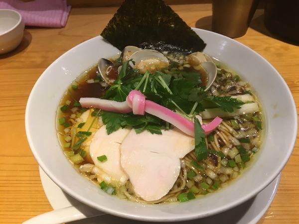 「蛤SOBA」@Ginza Noodles むぎとオリーブの写真