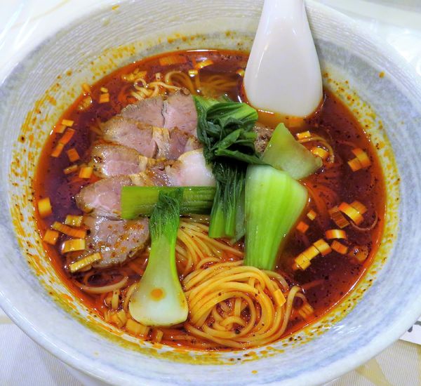 「焼豚入り酢・辣油麺(820円)」@川菜味の写真