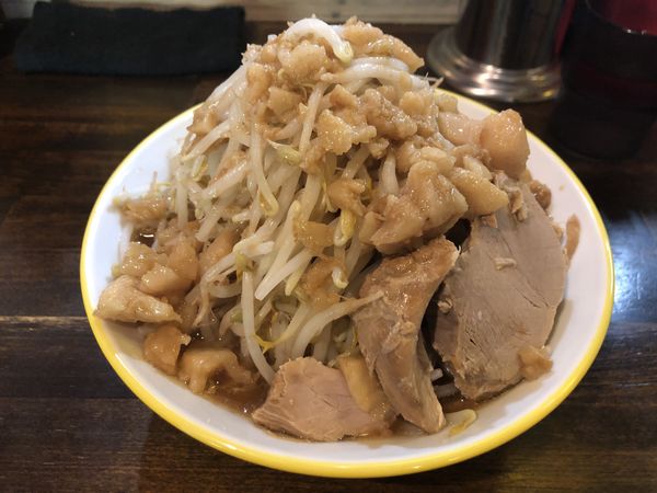 「ラーメン（200g）脂増し」@熊谷肉飯店の写真