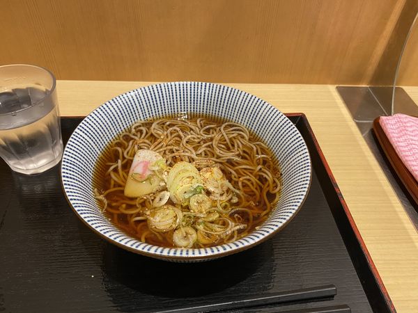 「かけそば340円」@そばいち 新宿店の写真