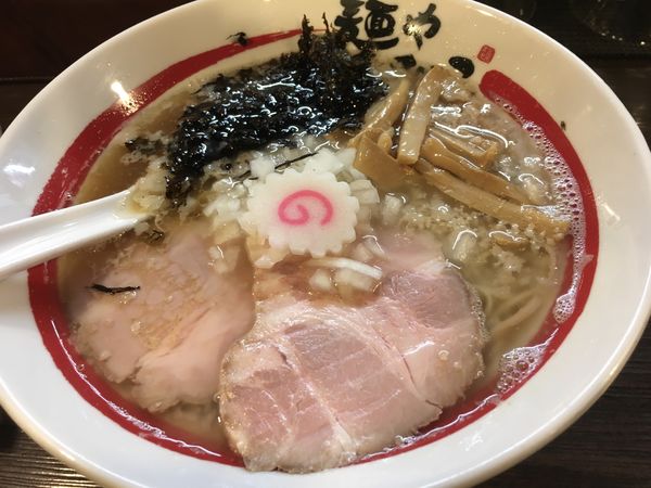 「【限定】背脂醤油そば」@麺や でこの写真