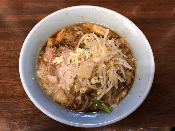 「小の小ラーメン 麺半分ニンニクアブラちょっと 650円」@らーめん玄の写真