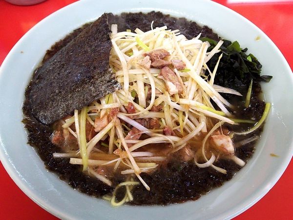 「岩のりネギラーメン中盛」@ラーメンショップ 寒川西店の写真