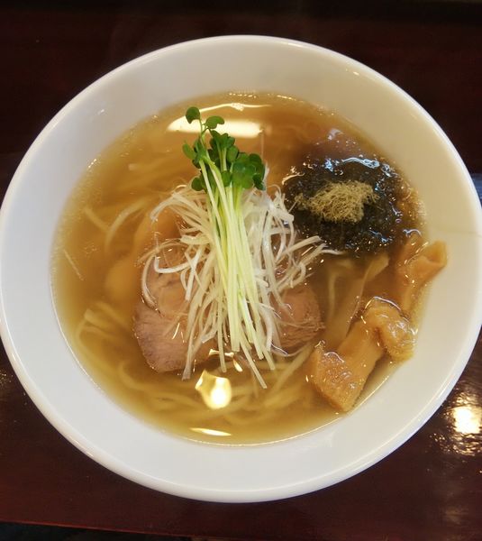 「塩ラーメン大盛（￥770+100）」@麺屋 もろの写真