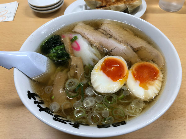 「ラーメン627円+大盛118円+煮卵63円+税」@麺屋 ようすけの写真